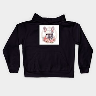 Frenchie Rose Kids Hoodie